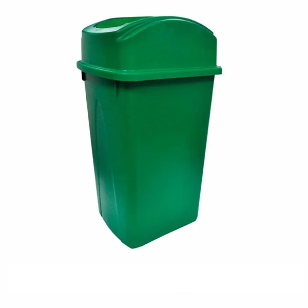 Cesto de 80 litros con tapa de balancín